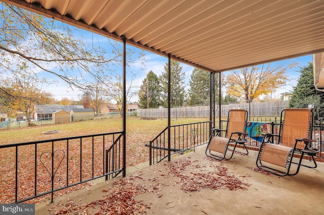 view of patio