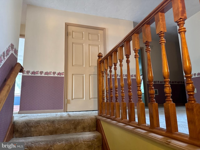 view of stairs