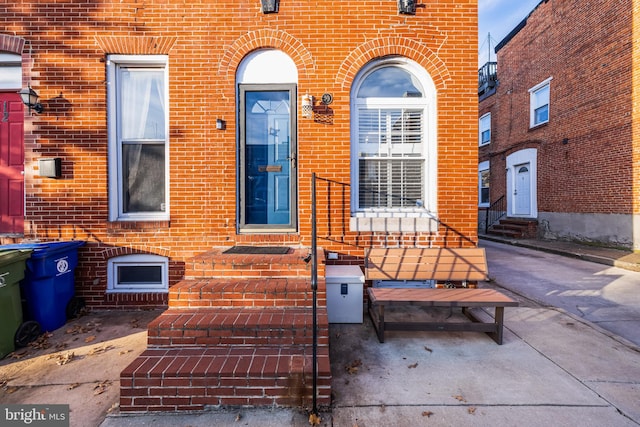 view of entrance to property