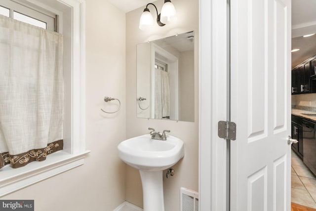 bathroom featuring tile patterned floors