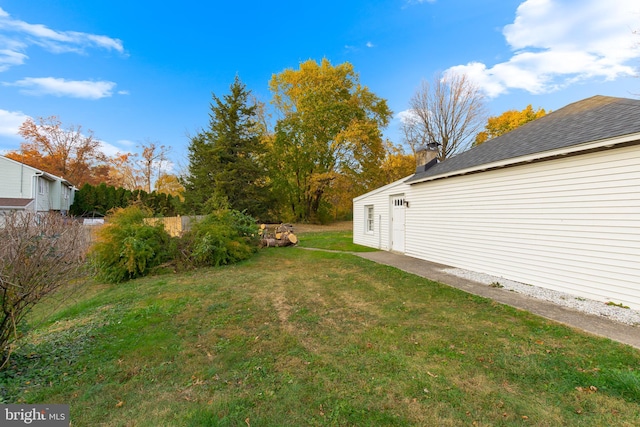 view of yard