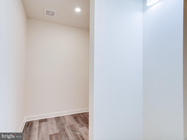 interior space featuring light hardwood / wood-style floors