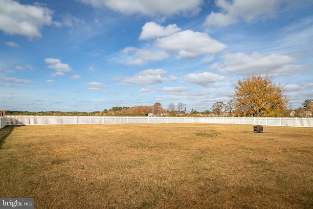 view of yard