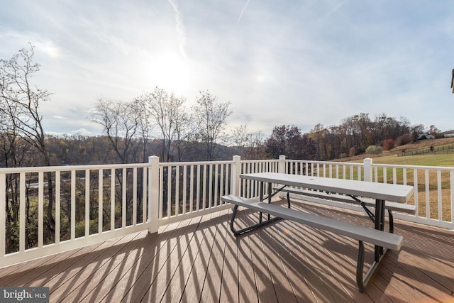 view of deck