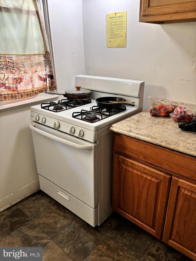 kitchen featuring gas range gas stove