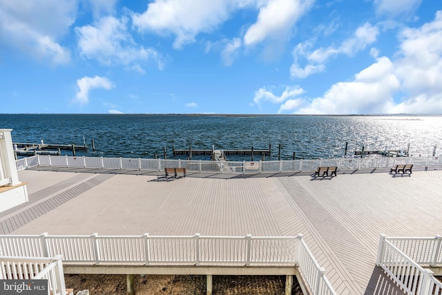 view of water feature