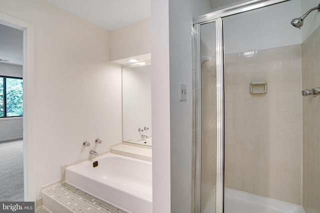 9103 Home Guard Dr, Burke, VA 22015 - full bathroom with a stall shower and a bath