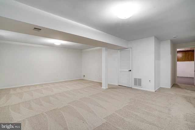 9103 Home Guard Dr, Burke, VA 22015 - finished basement featuring light carpet and baseboards
