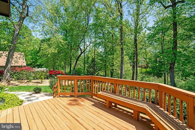 9103 Home Guard Dr, Burke, VA 22015 - view of deck