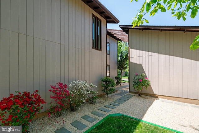 9103 Home Guard Dr, Burke, VA 22015 - view of home's exterior featuring a patio area