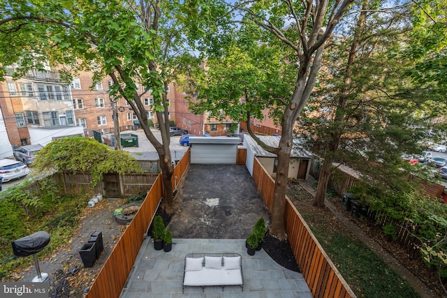 exterior space with a patio