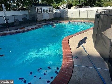 view of pool