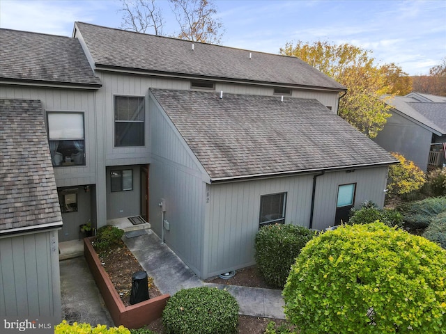 view of rear view of property