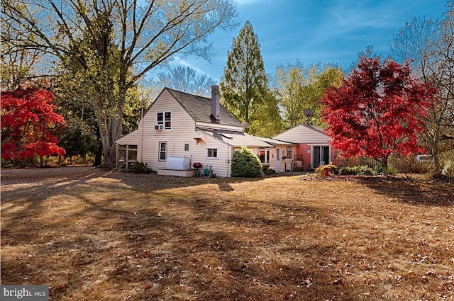 view of side of property