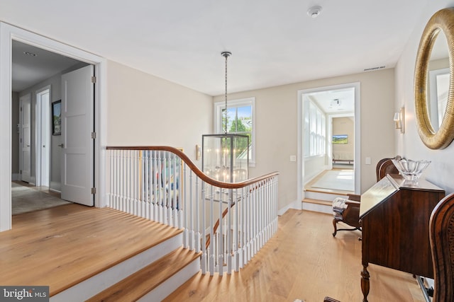 155 E Oakland Ave, Doylestown, PA 18901 - staircase featuring wood finished floors and baseboards