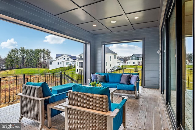 sunroom featuring a healthy amount of sunlight