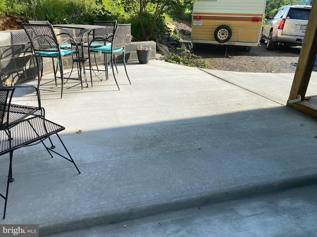 view of patio / terrace featuring outdoor dining area