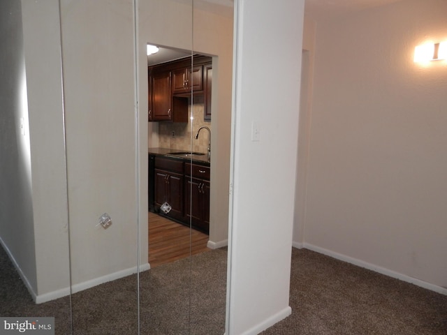 12 Dougherty Blvd Unit A5, Glen Mills, PA 19342 - interior space featuring a sink, carpet flooring, and baseboards