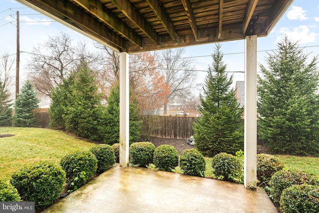 view of patio