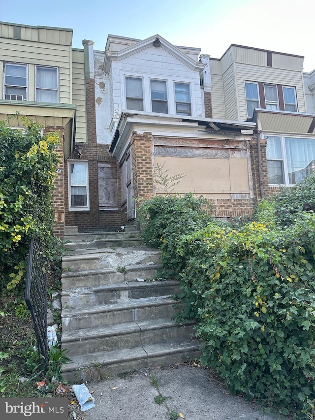 1028 W Olney Ave, Philadelphia, PA 19141 - view of front of home with brick siding and stairs