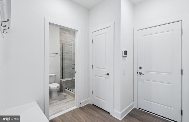 10812 Willow Ter, Fairfax, VA 22030 - entrance foyer with wood finished floors and baseboards