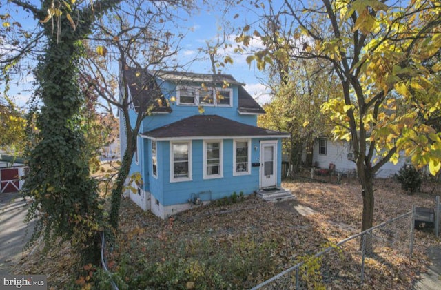 view of bungalow-style house
