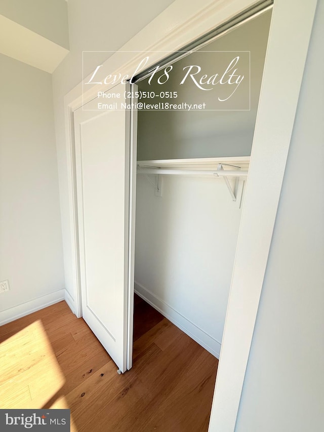 view of closet