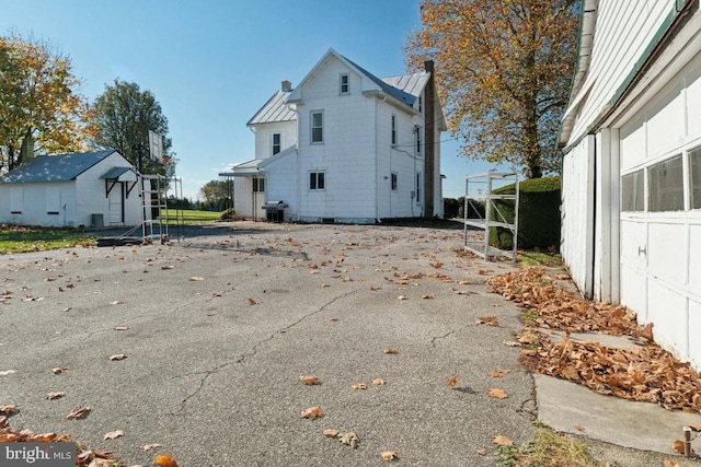 view of rear view of property