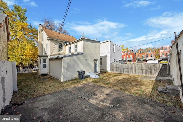 view of rear view of property