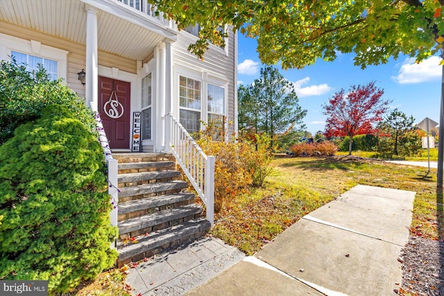 view of entrance to property