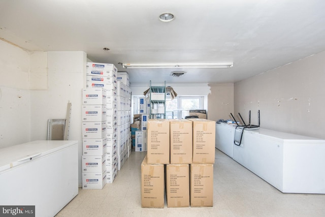 interior space featuring washer / dryer