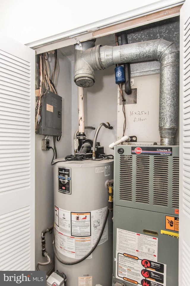 4624 Rhawn St, Philadelphia, PA 19136 - utilities with gas water heater and electric panel