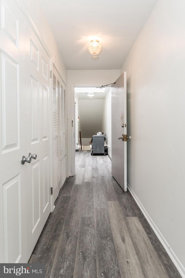 4624 Rhawn St, Philadelphia, PA 19136 - corridor with wood finished floors and baseboards