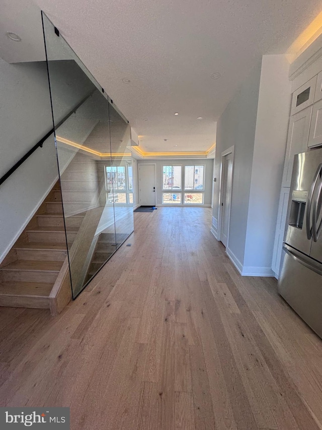 3003 Gaul St, Philadelphia, PA 19134 - corridor with light wood-style flooring and baseboards