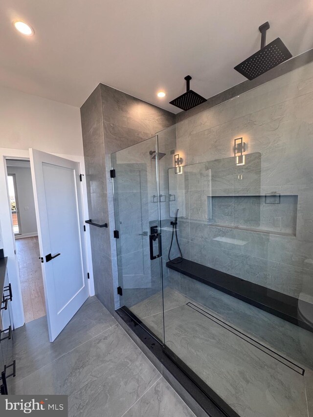 3003 Gaul St, Philadelphia, PA 19134 - full bath with a stall shower and recessed lighting