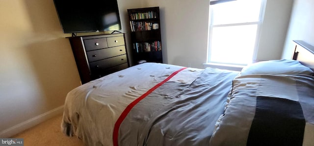 bedroom with carpet flooring