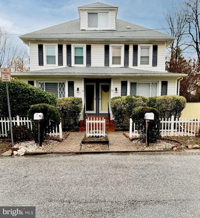 view of front of home