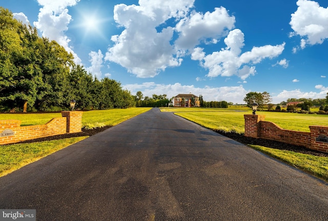 view of road