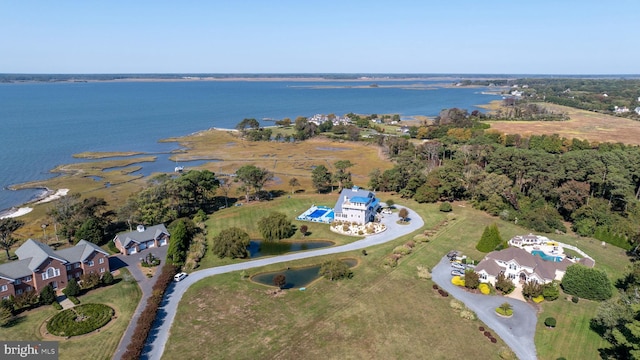 11209 Woodside Dr, Berlin, MD 21811 - drone / aerial view with a water view