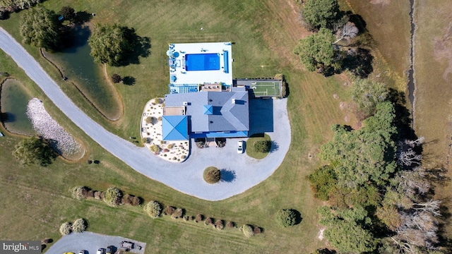 11209 Woodside Dr, Berlin, MD 21811 - birds eye view of property featuring a rural view