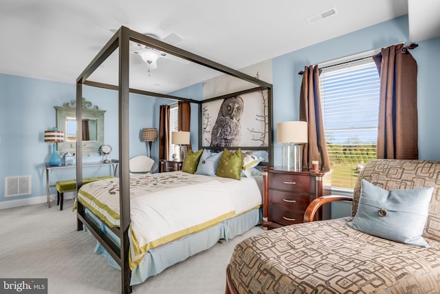 11209 Woodside Dr, Berlin, MD 21811 - bedroom featuring baseboards, visible vents, and carpet