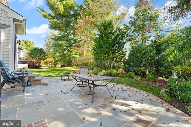 view of patio