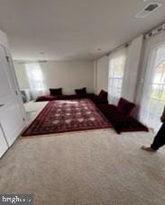 unfurnished bedroom with carpet