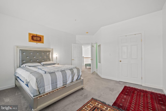 bedroom featuring carpet flooring