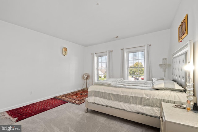 bedroom with carpet flooring