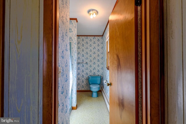 bathroom featuring toilet