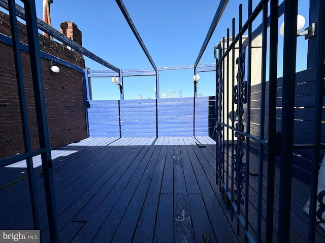 view of deck