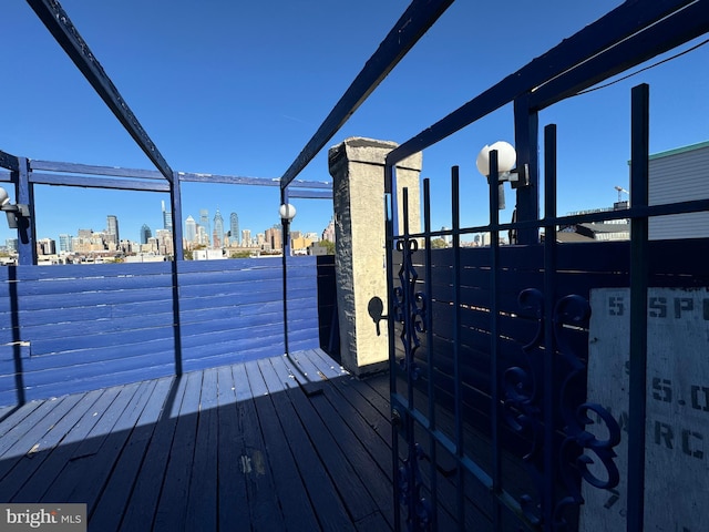 view of deck