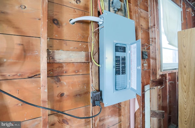 utility room featuring electric panel