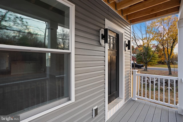 view of deck